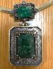 14KY & Sterling Pendant w/ Emeralds, Pearls & Diamonds (Pompano Beach, FL)