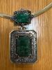 14KY & Sterling Pendant w/ Emeralds, Pearls & Diamonds (Pompano Beach, FL) - 8