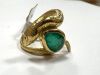 18KY & Emerald Snake Ring (Pompano Beach, FL)