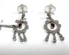 18KW, Ruby & Diamond Earrings (Pompano Beach, FL) - 4