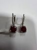 18KY, Ruby & Diamond Earrings (Pompano Beach, FL) - 6