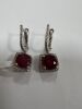 18KY, Ruby & Diamond Earrings (Pompano Beach, FL) - 8