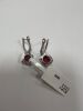 18KY, Ruby & Diamond Earrings (Pompano Beach, FL) - 9