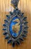 Arto Karaman 24KY Plated, Sapphire & Diamond Pendant w/ Chain (Pompano Beach, FL)