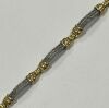 18K Two-Tone Twisted-Link Bracelet (Pompano Beach, FL)