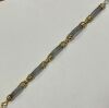 18K Two-Tone Twisted-Link Bracelet (Pompano Beach, FL) - 2