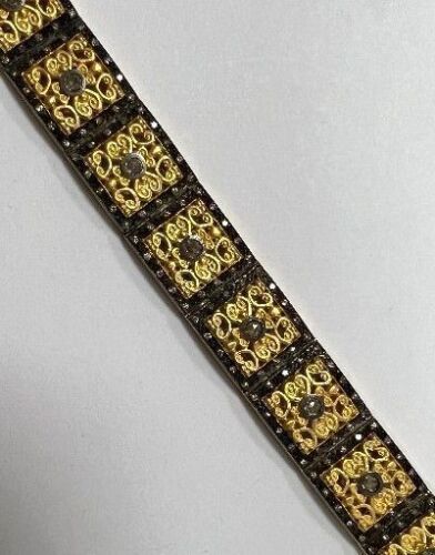 24KY Plated & Sterling Diamond Bracelet (Pompano Beach, FL)