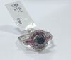 18KW, Ruby, Black & Clear Diamond Ring (Pompano Beach, FL) - 6