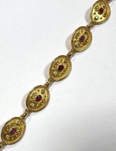 18KY, Ruby & Diamond Bracelet (Pompano Beach, FL)
