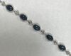 18KW, Blue Star Sapphire & Diamond Bracelet (Pompano Beach, FL)