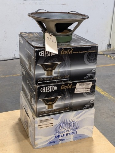 UPDATED DESCRIPTION - (3) Celestion Guitar Loudspeakers