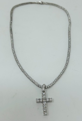 14K Gold & Diamond Necklace (Dayton, NJ)