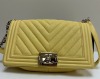 Chanel Chevron Boy Bag (Dayton, NJ)