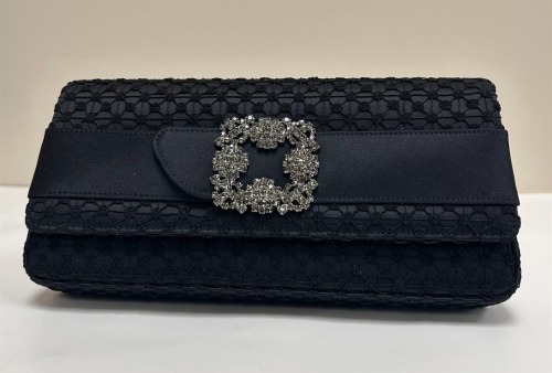 Manolo Blahnik Gothisi Buckle Clutch (Dayton, NJ)