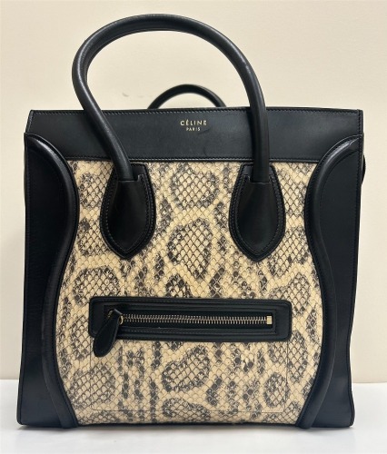 Celine Python Luggage Tote (Dayton, NJ)