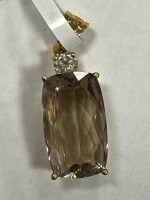 18K Gold, Zultanite & Diamond Pendant (Pompano Beach, FL)