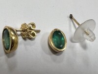 18K Gold Earrings (Pompano Beach, FL)