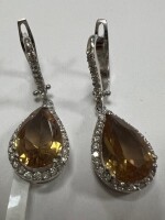 18K Gold, Zultanite & Diamond Earrings (Pompano Beach, FL)