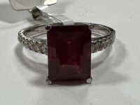 18K Gold, Ruby & Diamond Ring (Pompano Beach, FL)