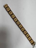 24KY Plated & Sterling Diamond Bracelet (Pompano Beach, FL)