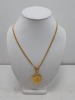 18K Yellow Gold Heart Necklace