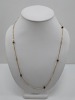 14K Yellow Gold Necklace w/ Tigers Eye