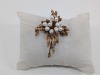 14K Yellow Gold Pearl Brooch/Pin