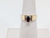 14K Gold Garnet Ring