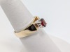 14K Gold Garnet Ring - 3