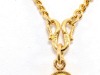 18K Yellow Gold Jade Heart Necklace - 3