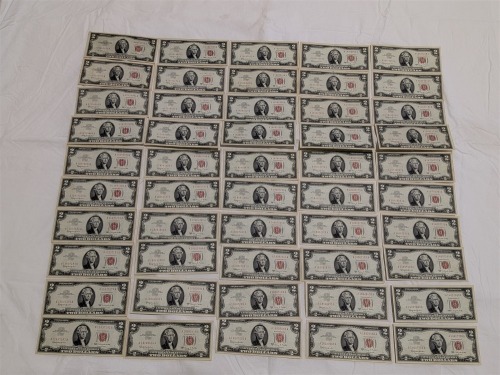 (50) $2 Paper Notes