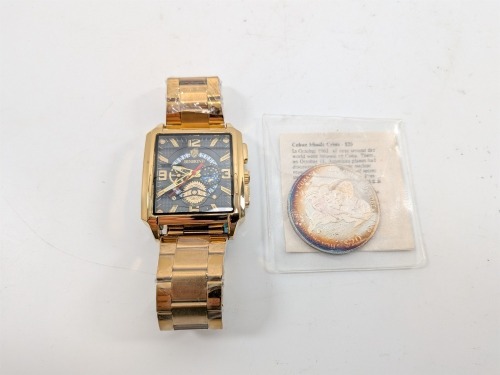 "Binbond" Watch & Commemorative Coin