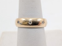 14K Yellow Gold (7) Diamond Band/Ring
