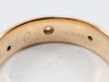 14K Yellow Gold (7) Diamond Band/Ring - 9