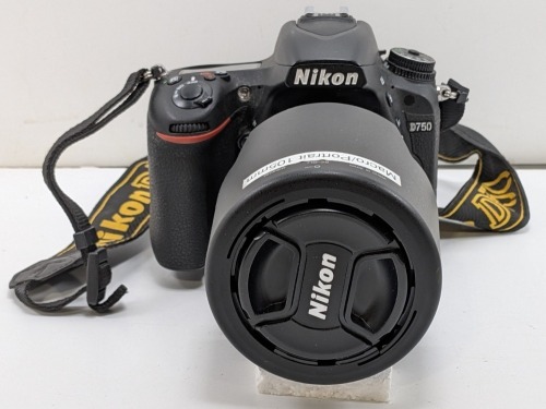 Nikon 750 Camera, Lens, & Case