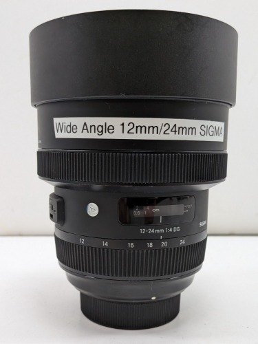 Sigma 12-24mm 1:4 DG Lens