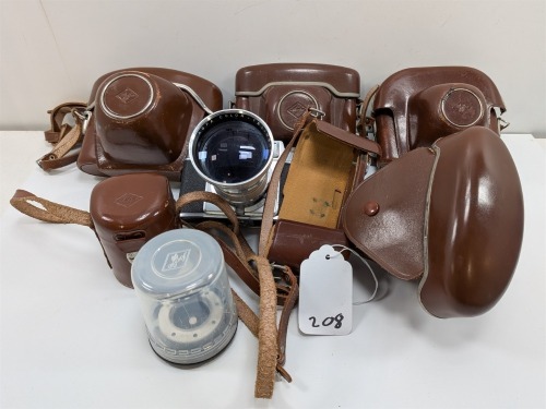 (4) AMBI SILETTE Cameras & AFGA Lenses