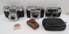 (2) Zeiss Camera,(1) Petri Camera, & Lenses