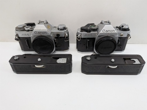 (2) Canon AE-1