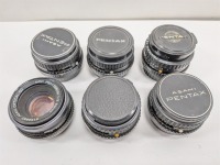 (6) Pentax K-Mount Lenses