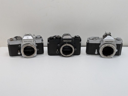 (3) Nikkormat Cameras