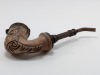 Hand-Carved Antique Pipe - 4