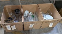 (3) Ctns Glass & Dishware