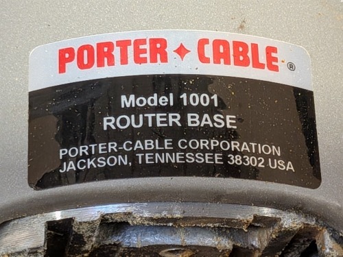 Porter Cable Router & Bits