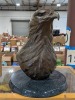 Eagle Head Sculpture - 2