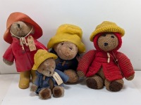 (4) Vintage Paddington Bears