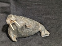 Stone Walrus Figurine