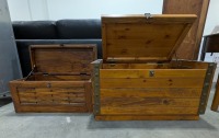 (2) Wodden Trunks/Boxes