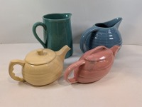 (4) Bauer Pottery Kitchenware